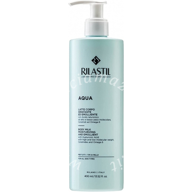 Rilastil Aqua Latte Corpo Idratante Emoliente 400 ml 